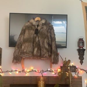 Ci Sono faux fur collection jacket